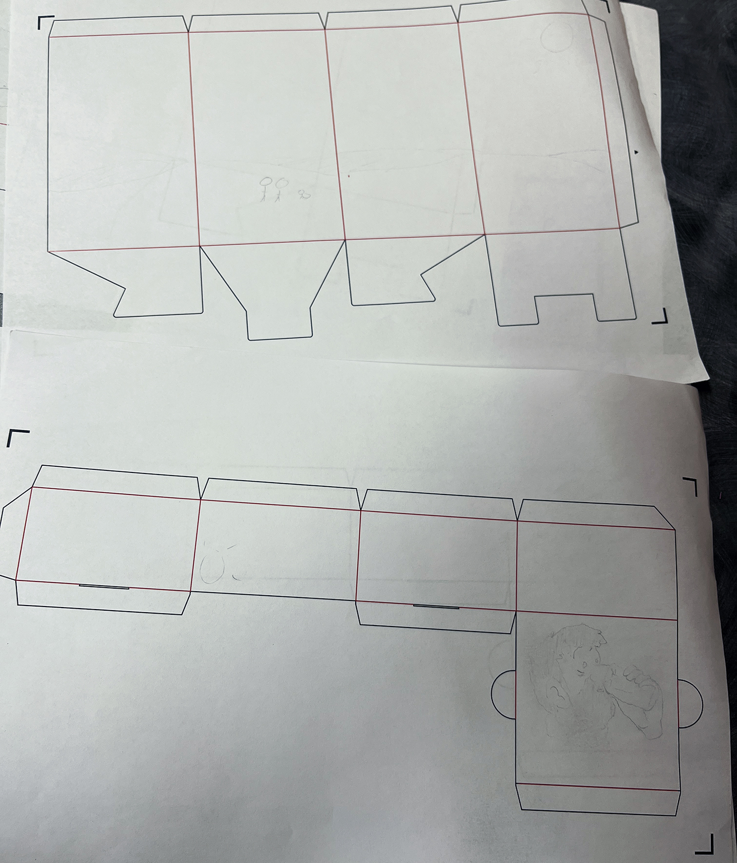 Sketches of the project